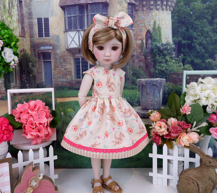 Garden Bunny - dress with sandals for Ruby Red Fashion Friends doll