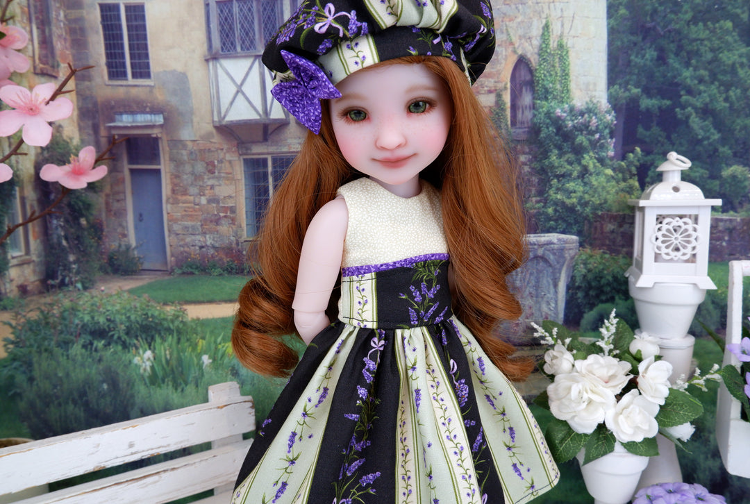 Garden Lavender - dress and sandals for Ruby Red Fashion Friends doll