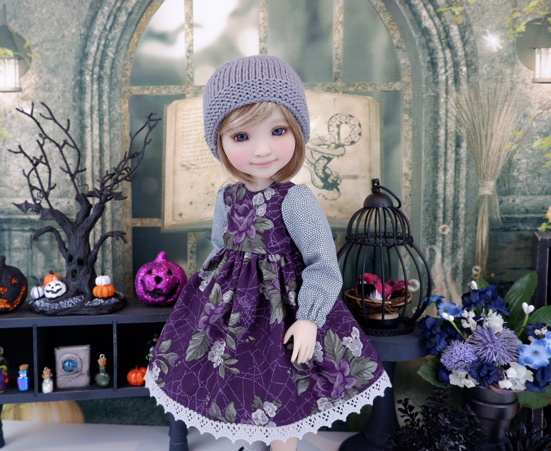 Garden Webs - dress ensemble with boots for Ruby Red Fashion Friends doll