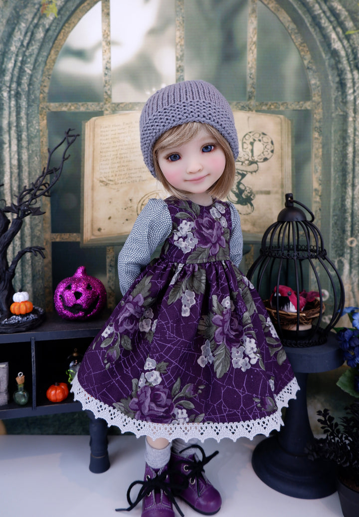 Garden Webs - dress ensemble with boots for Ruby Red Fashion Friends doll