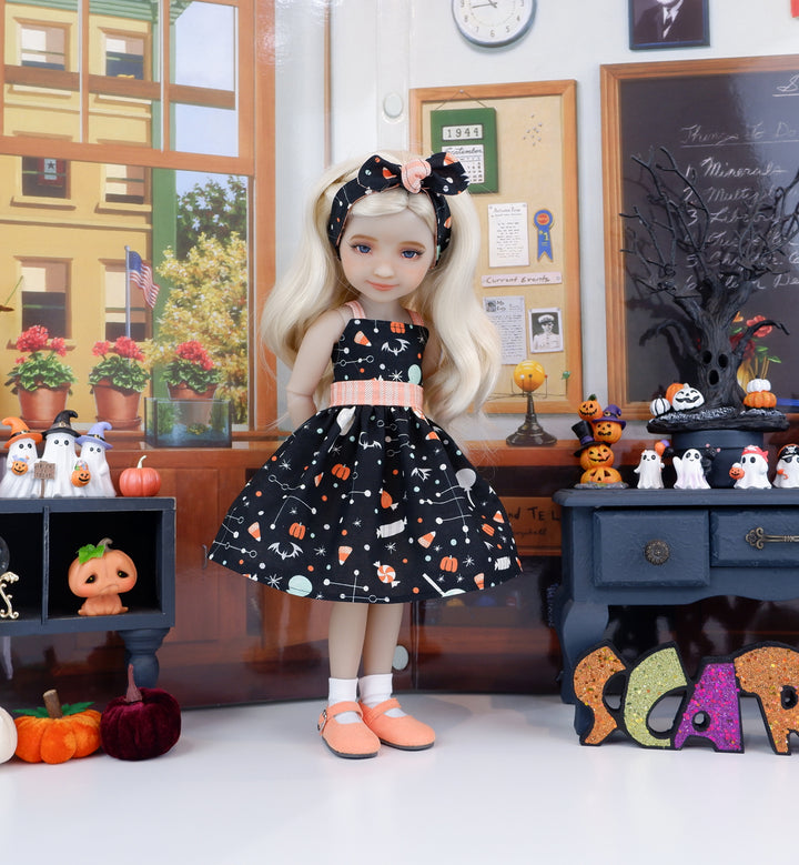 Ghoulish Goodies - dress with shoes for Ruby Red Fashion Friends doll