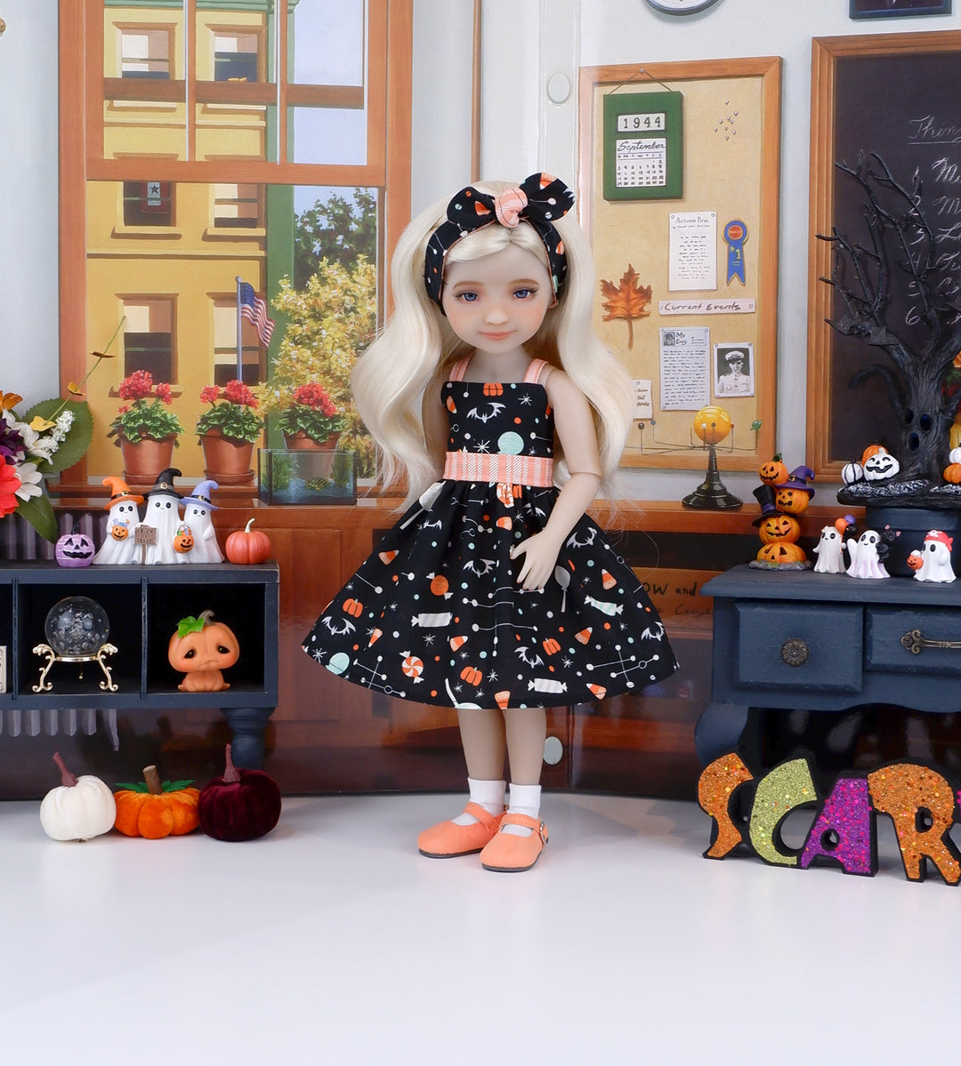 Ghoulish Goodies - dress with shoes for Ruby Red Fashion Friends doll