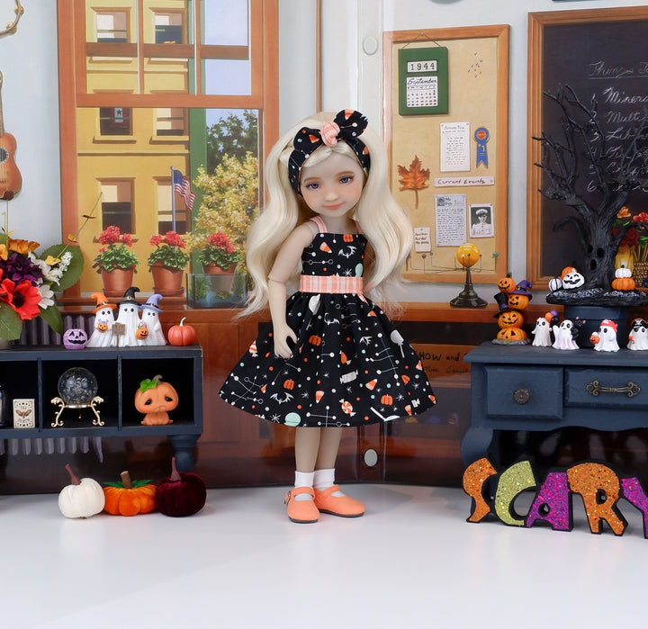 Ghoulish Goodies - dress with shoes for Ruby Red Fashion Friends doll