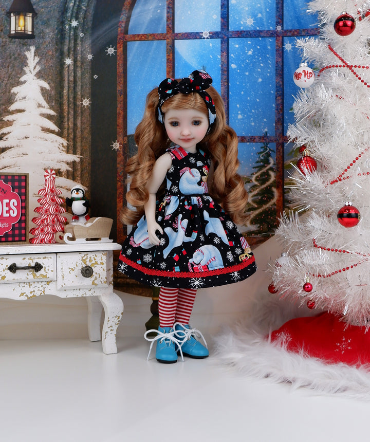 Gift for Bear - dress with boots for Ruby Red Fashion Friends doll