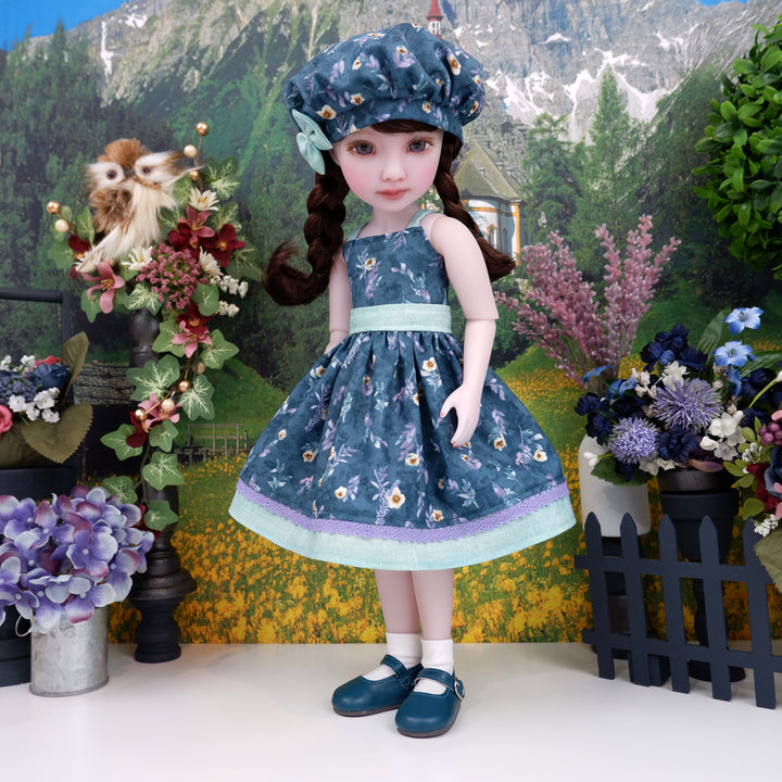 Gloaming Romance - dress with shoes for Ruby Red Fashion Friends doll