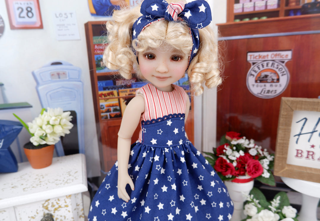 Glory's Stars - dress with sandals for Ruby Red Fashion Friends doll