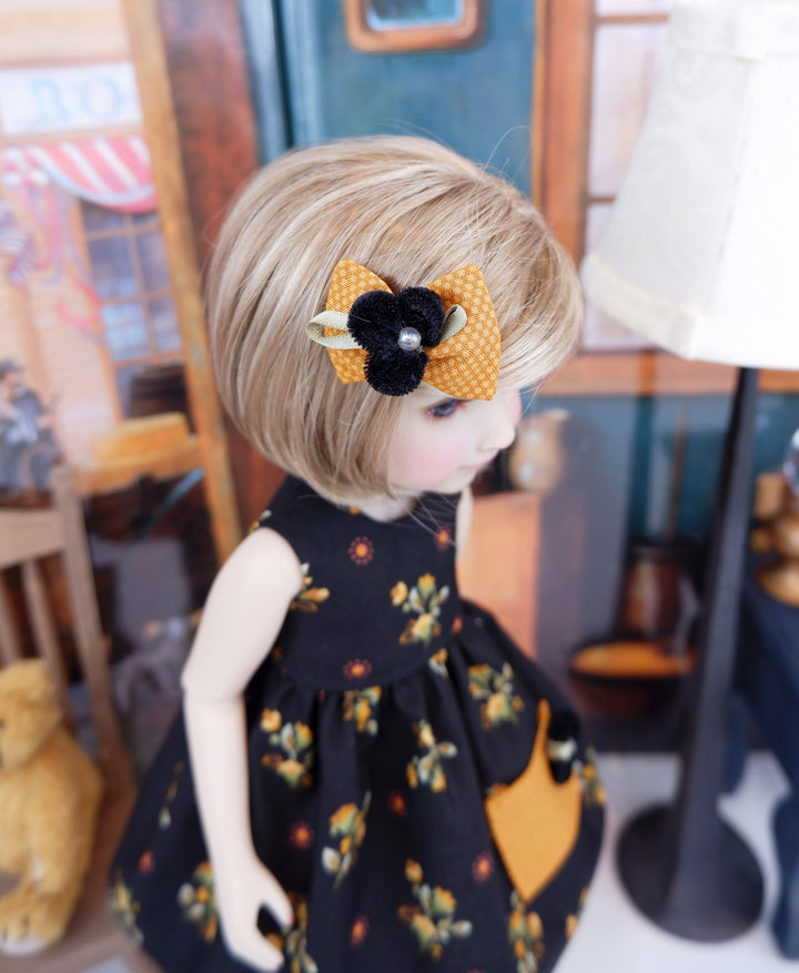 Goldenrod In Bloom - dress with boots for Ruby Red Fashion Friends doll