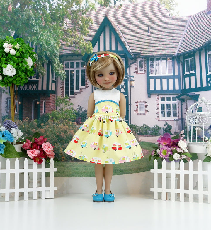Gone Camping - dress and shoes for Ruby Red Fashion Friends doll