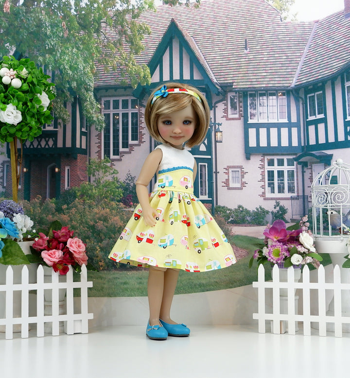 Gone Camping - dress and shoes for Ruby Red Fashion Friends doll