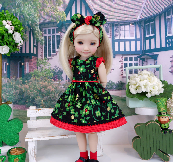 Good Luck Bug - dress with shoes for Ruby Red Fashion Friends doll