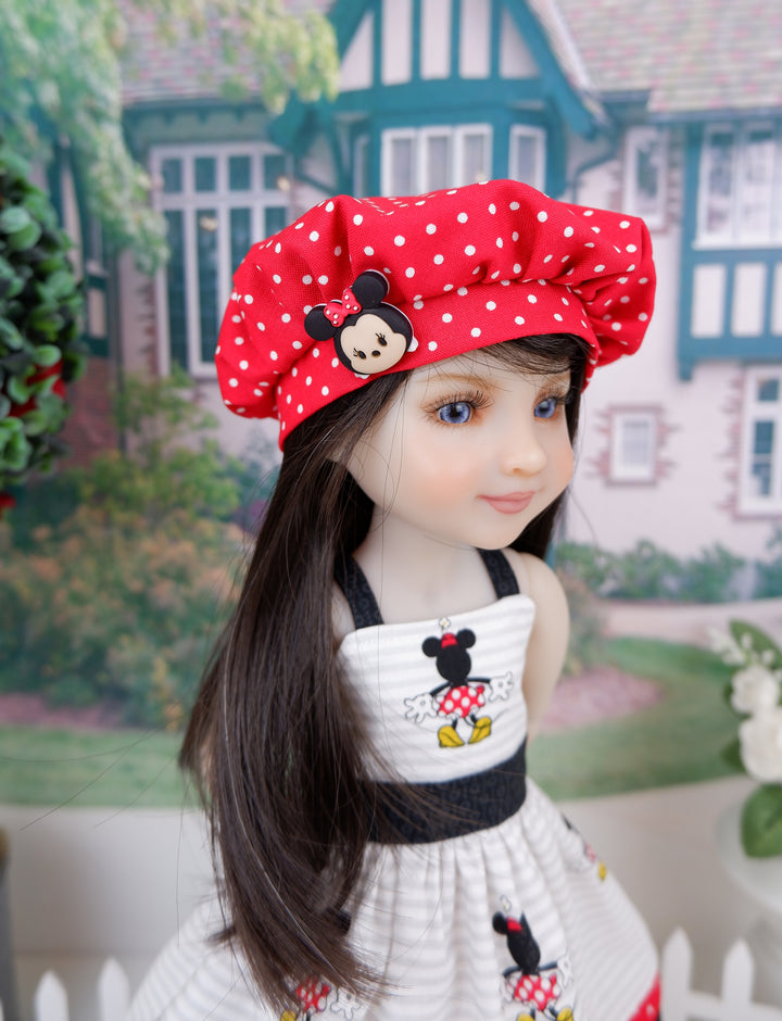 Goodbye Minnie - dress & jacket with shoes for Ruby Red Fashion Friends doll