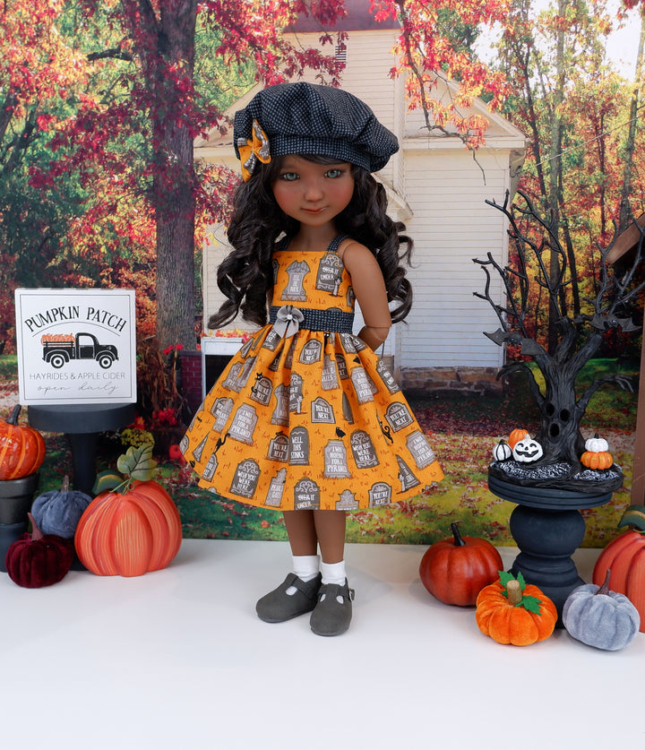 Grave Dust - dress with shoes for Ruby Red Fashion Friends doll