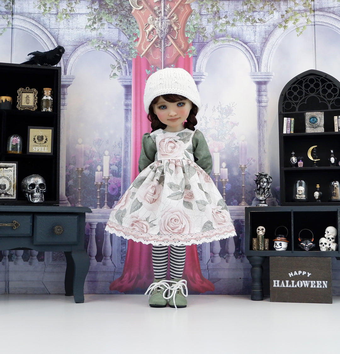 Graveyard Roses - dress with boots for Ruby Red Fashion Friends doll
