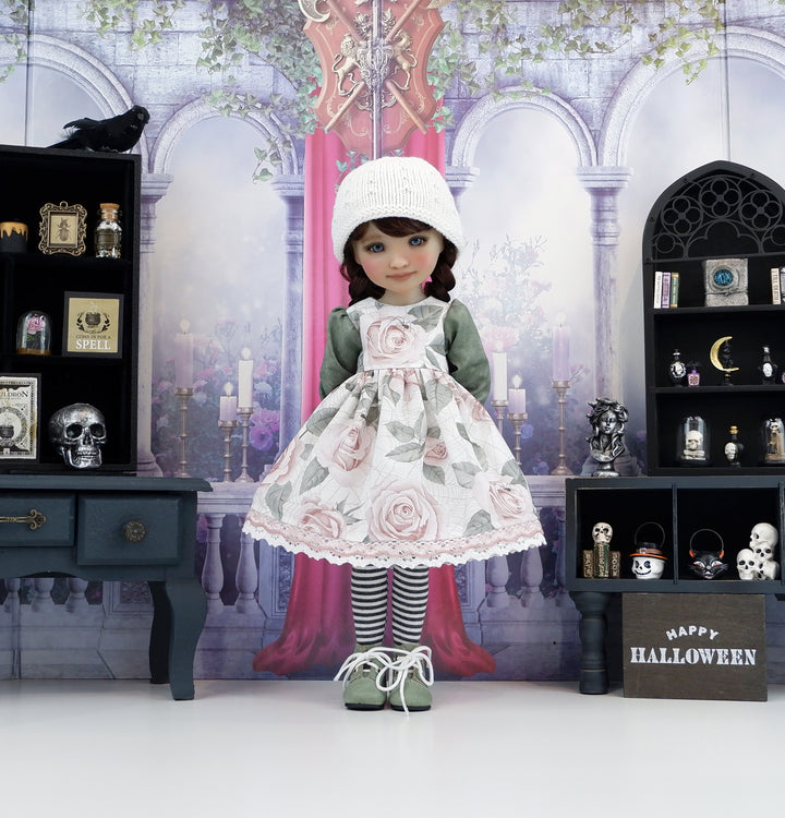 Graveyard Roses - dress with boots for Ruby Red Fashion Friends doll
