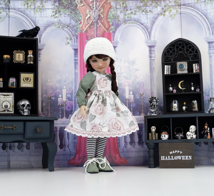 Graveyard Roses - dress with boots for Ruby Red Fashion Friends doll