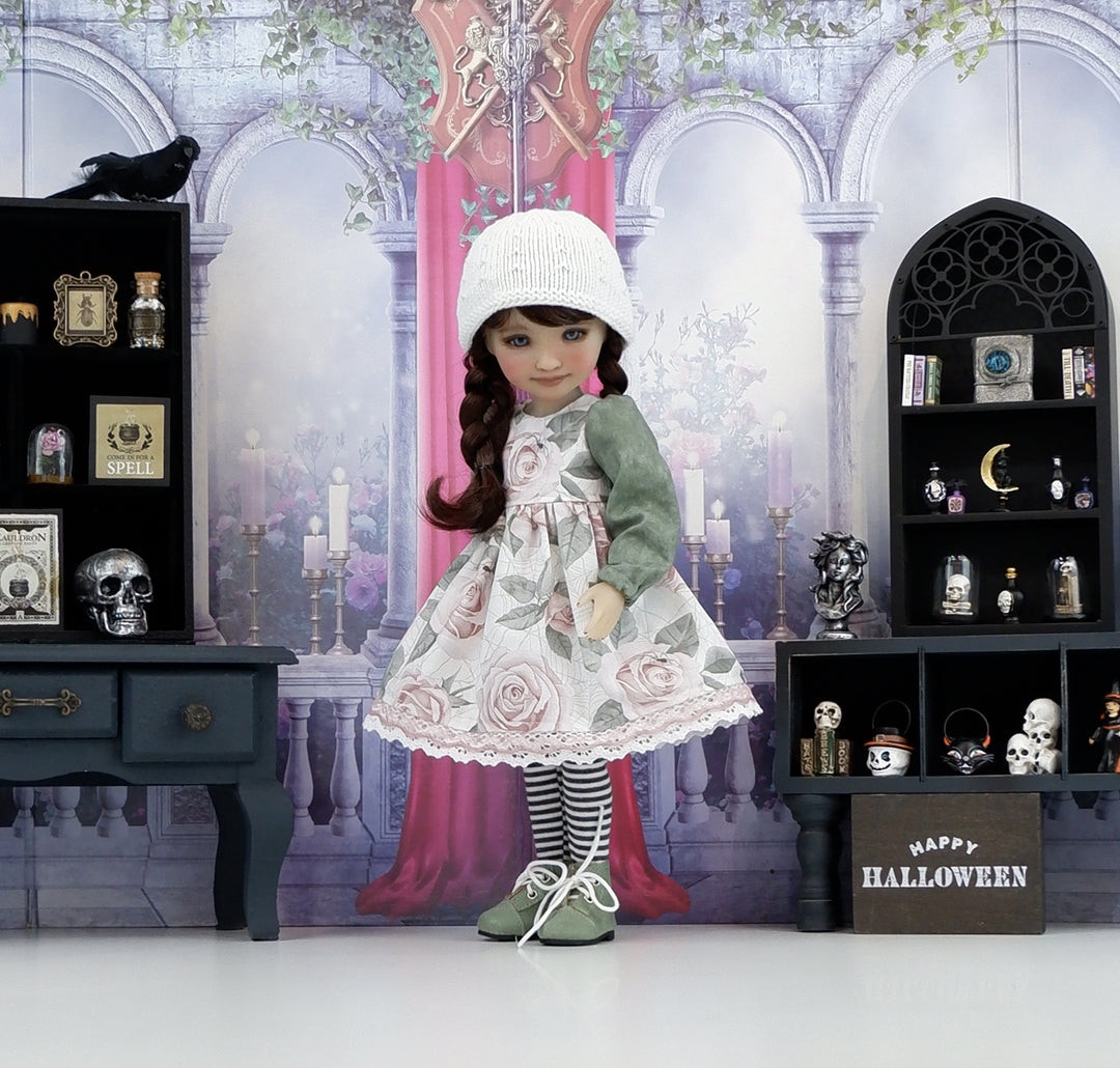 Graveyard Roses - dress with boots for Ruby Red Fashion Friends doll