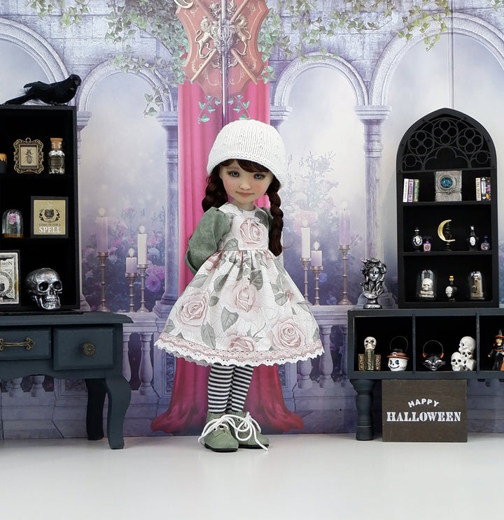 Graveyard Roses - dress with boots for Ruby Red Fashion Friends doll