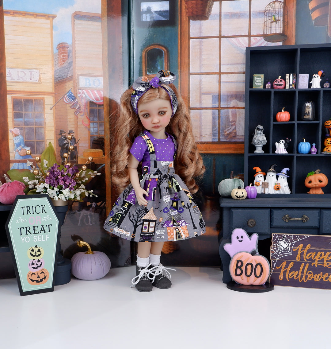 Halloween Bootique - shirt & jumper with boots for Ruby Red Fashion Friends doll