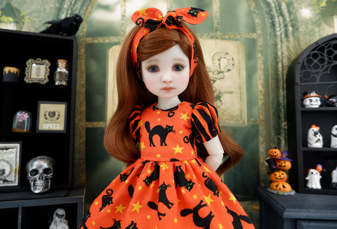 Halloween Cats - dress and boots for Ruby Red Fashion Friends doll