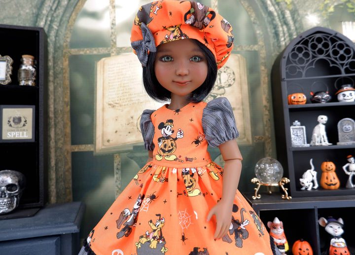 Halloween Mickey - dress and shoes for Ruby Red Fashion Friends doll