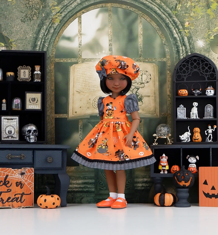 Halloween Mickey - dress and shoes for Ruby Red Fashion Friends doll