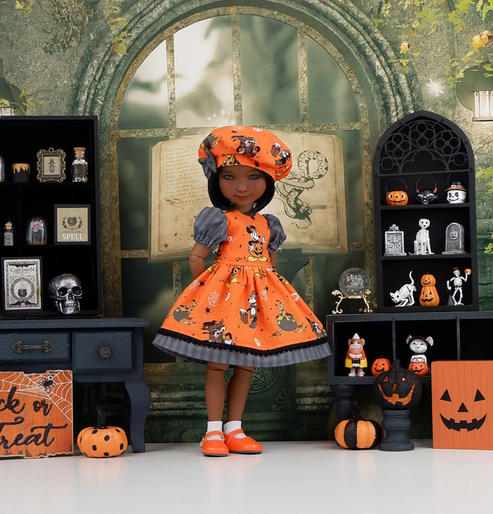 Halloween Mickey - dress and shoes for Ruby Red Fashion Friends doll