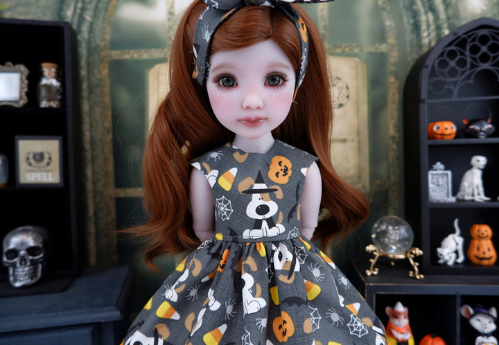Halloween Pups - dress with boots for Ruby Red Fashion Friends doll