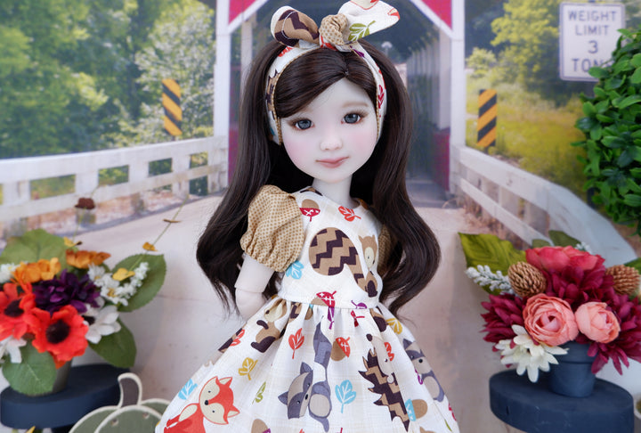 Harvest Critters - dress and shoes for Ruby Red Fashion Friends doll