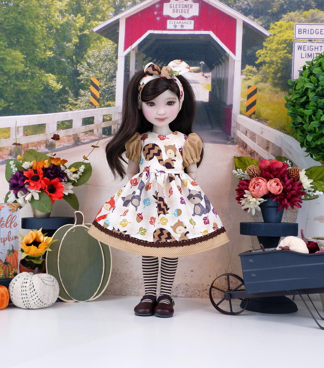 Harvest Critters - dress and shoes for Ruby Red Fashion Friends doll