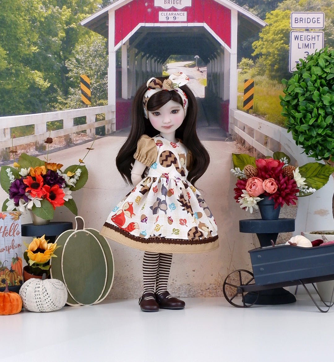 Harvest Critters - dress and shoes for Ruby Red Fashion Friends doll