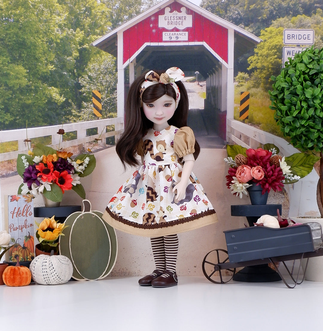Harvest Critters - dress and shoes for Ruby Red Fashion Friends doll