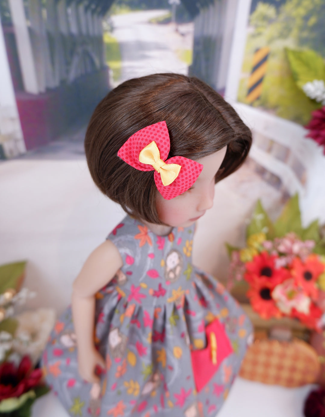 Harvest Hedgehog - dress with boots for Ruby Red Fashion Friends doll