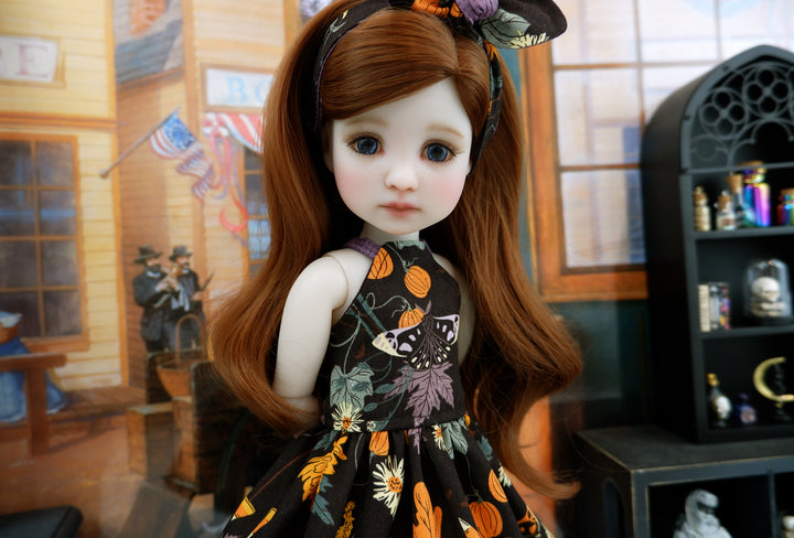 Harvest Moth - dress and shoes for Ruby Red Fashion Friends doll