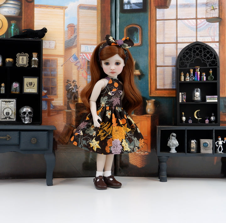 Harvest Moth - dress and shoes for Ruby Red Fashion Friends doll