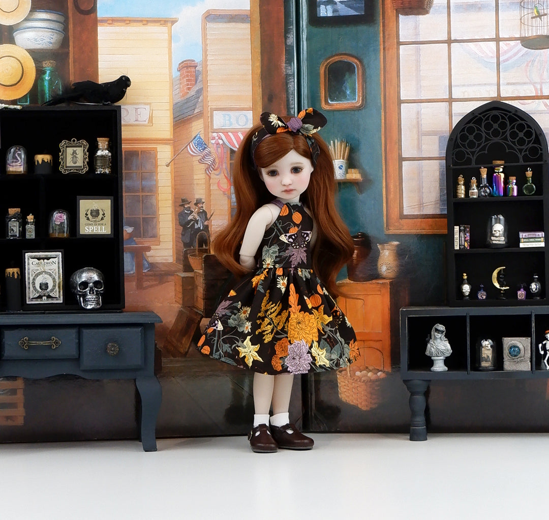 Harvest Moth - dress and shoes for Ruby Red Fashion Friends doll