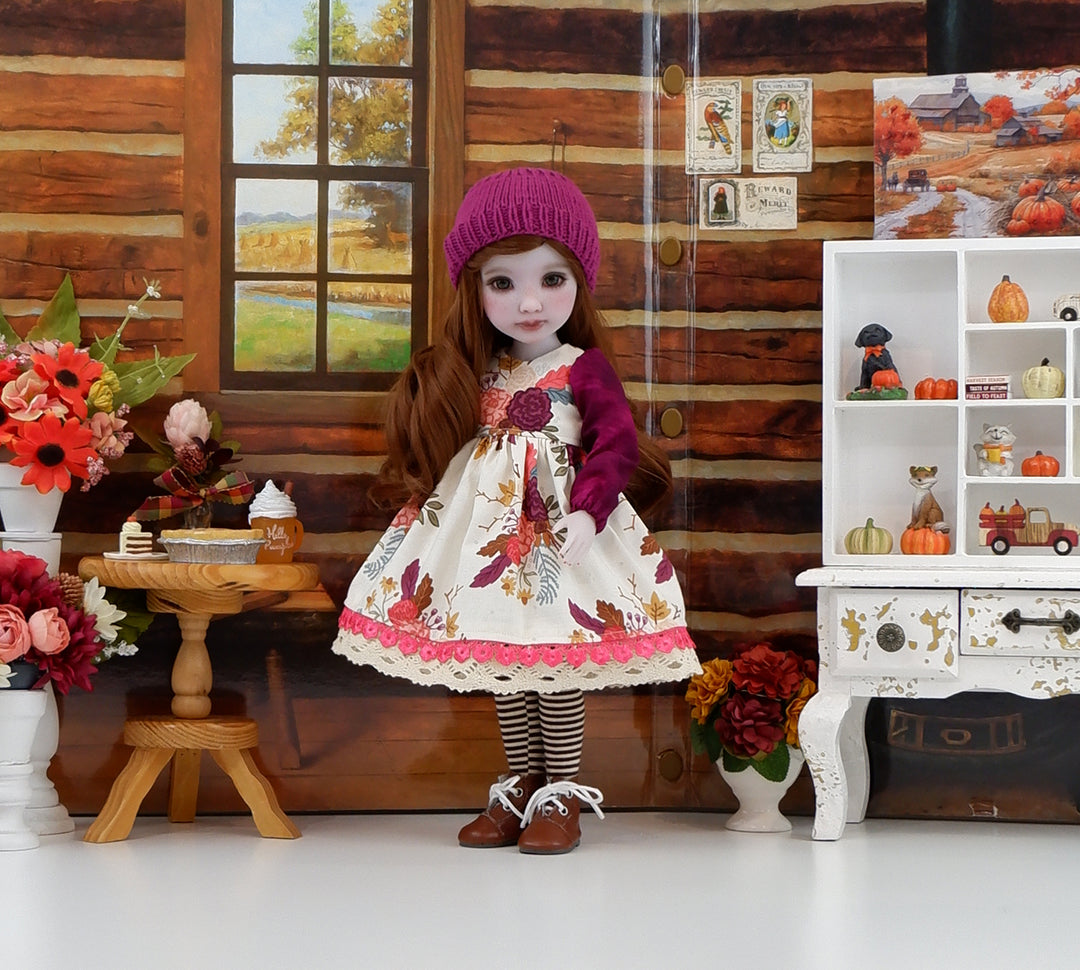 Harvest Mum - dress with boots for Ruby Red Fashion Friends doll
