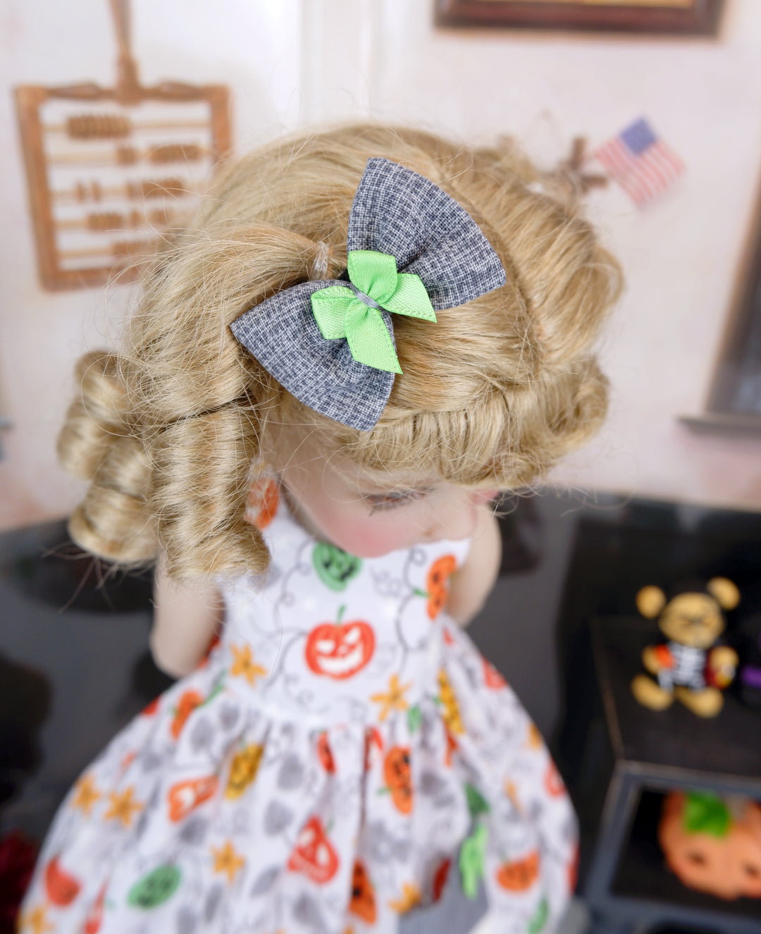 Haunted Pumpkin Patch - dress with boots for Ruby Red Fashion Friends doll