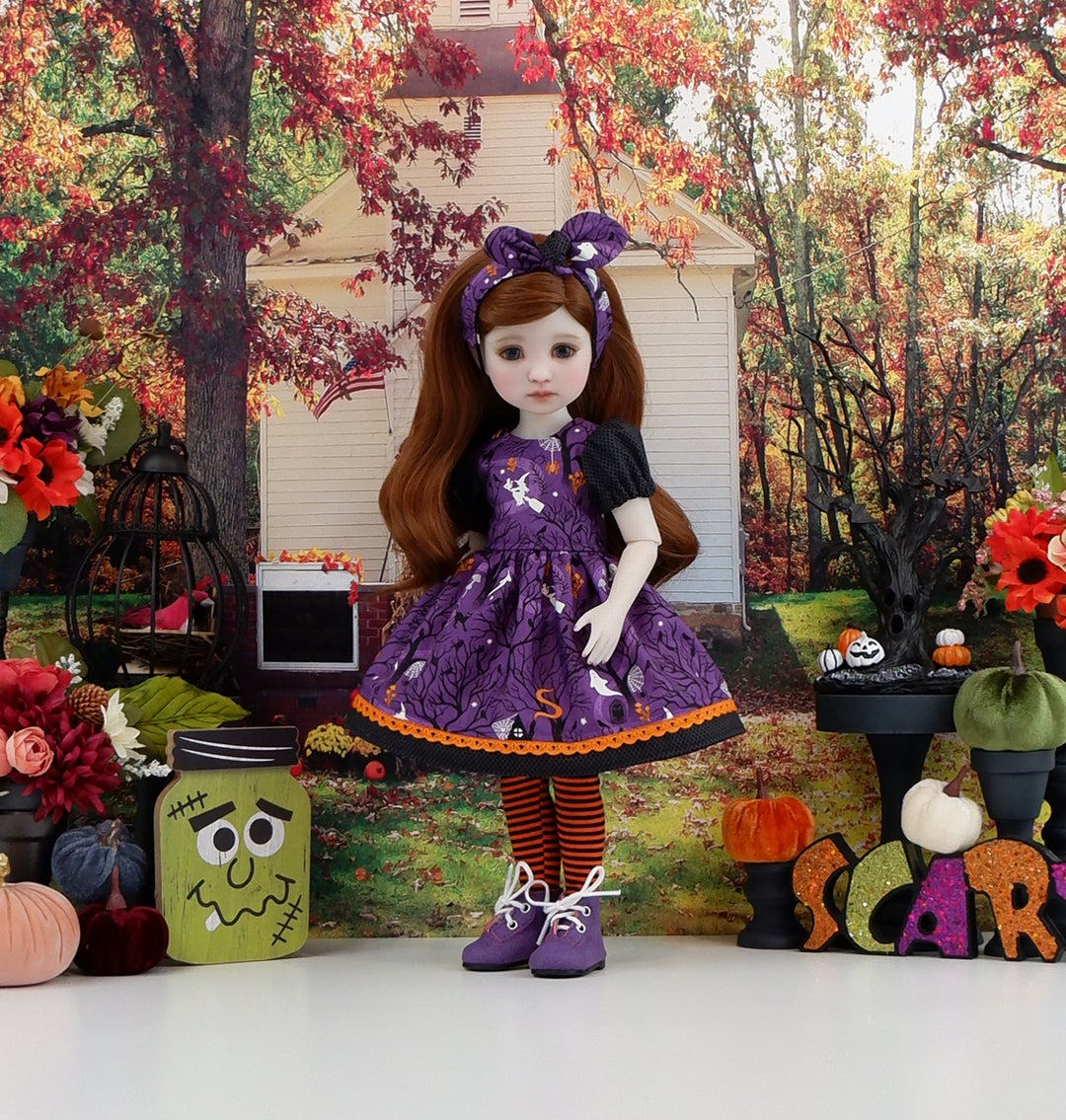 Haunted Woods - dress and boots for Ruby Red Fashion Friends doll