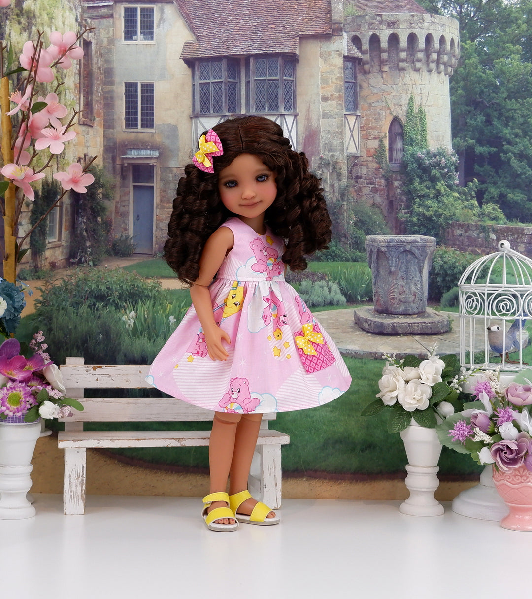 Have a Hopeful Heart - dress with sandals for Ruby Red Fashion Friends doll