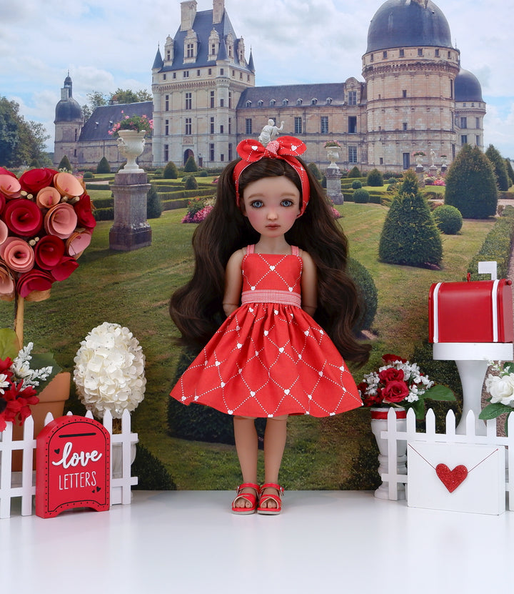 Heart & Soul - dress with sandals for Ruby Red Fashion Friends doll
