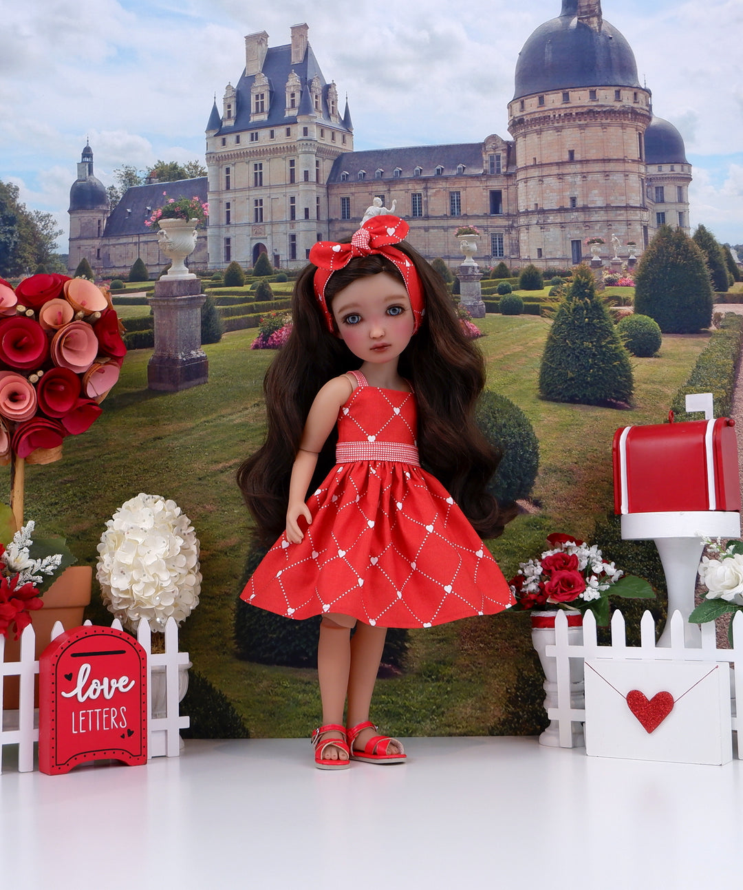 Heart & Soul - dress with sandals for Ruby Red Fashion Friends doll