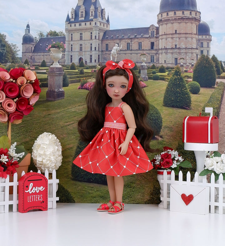 Heart & Soul - dress with sandals for Ruby Red Fashion Friends doll