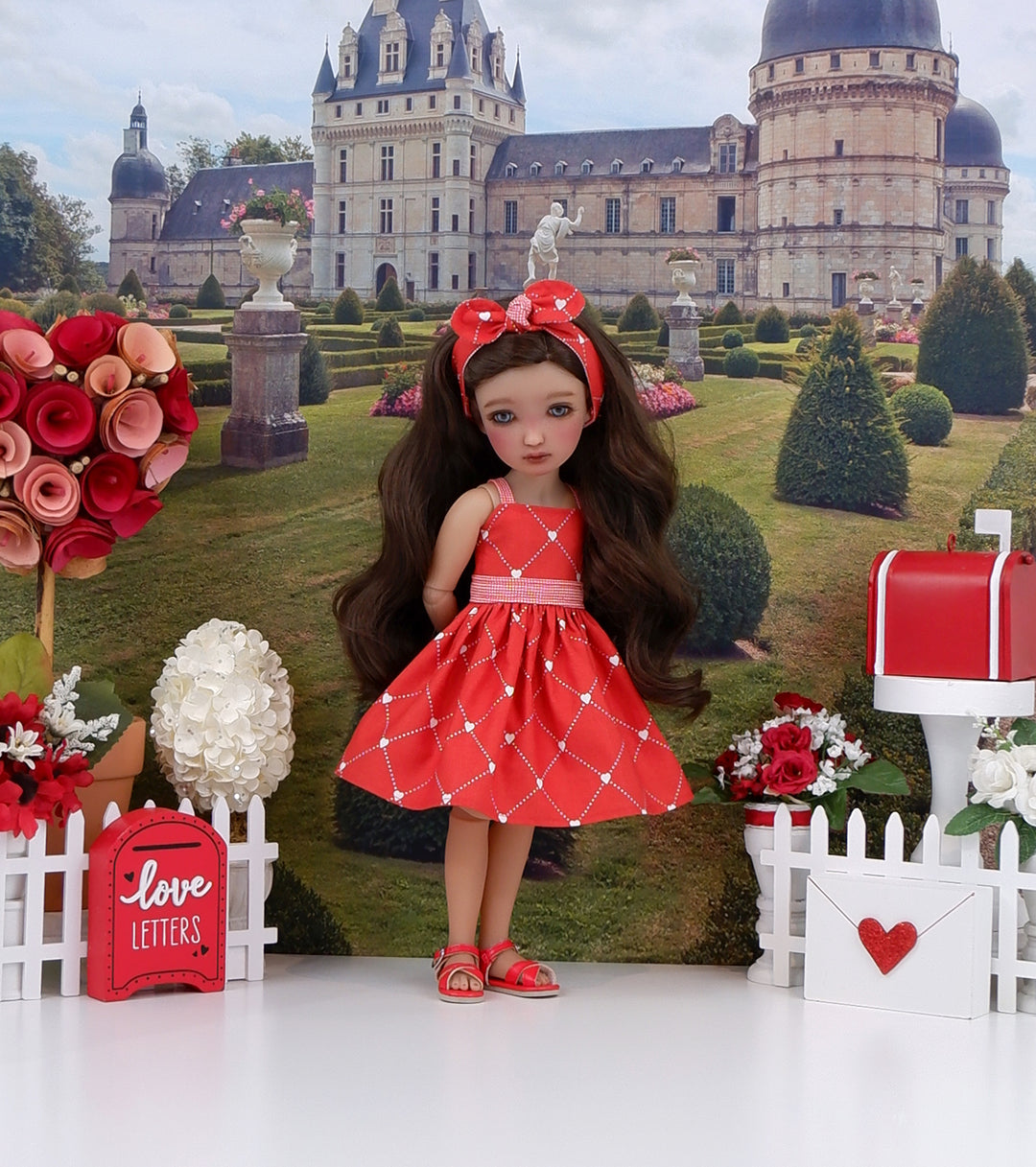 Heart & Soul - dress with sandals for Ruby Red Fashion Friends doll