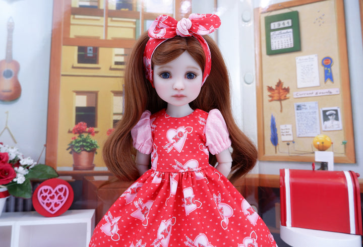 Heartthrob - dress and shoes for Ruby Red Fashion Friends doll