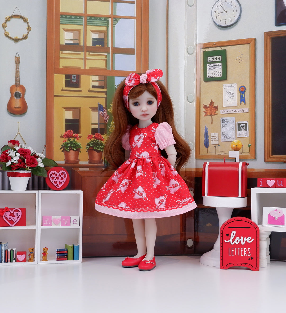 Heartthrob - dress and shoes for Ruby Red Fashion Friends doll