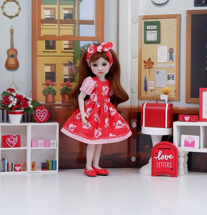 Heartthrob - dress and shoes for Ruby Red Fashion Friends doll