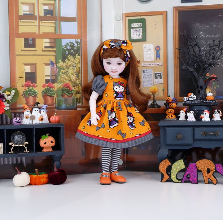Hello Kitty Vampire - dress and shoes for Ruby Red Fashion Friends doll
