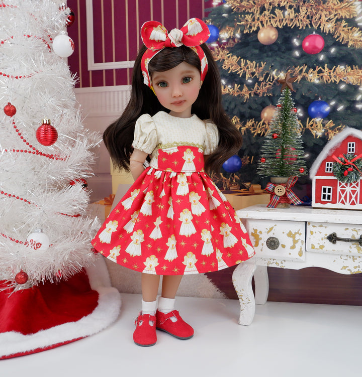 Herald Angel - dress with shoes for Ruby Red Fashion Friends doll