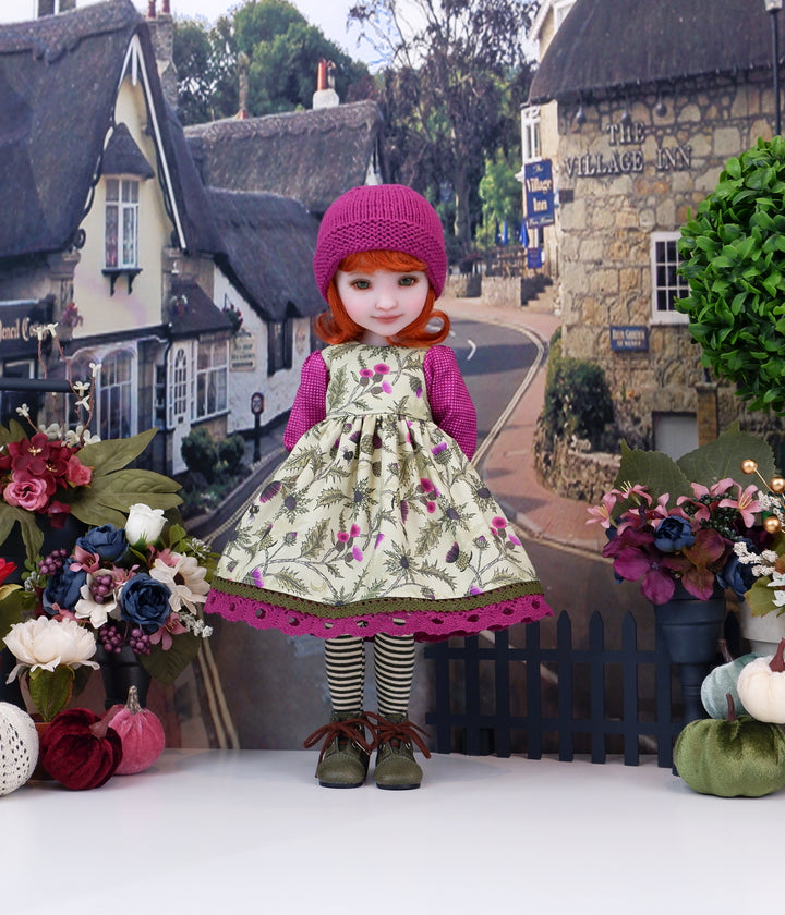 Highland Thistle - dress with boots for Ruby Red Fashion Friends doll