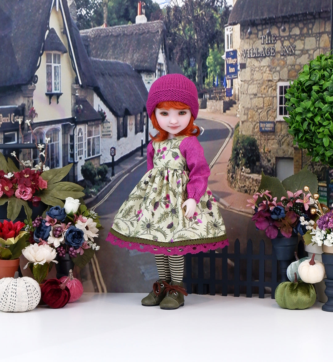 Highland Thistle - dress with boots for Ruby Red Fashion Friends doll